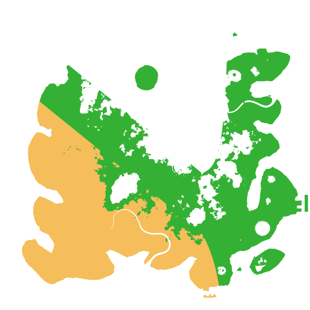 Biome Rust Map: Procedural Map, Size: 3700, Seed: 1073810258