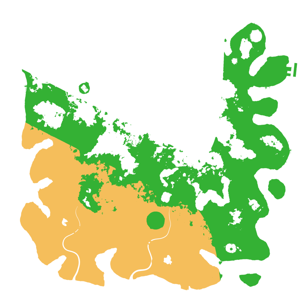 Biome Rust Map: Procedural Map, Size: 4500, Seed: 460479323