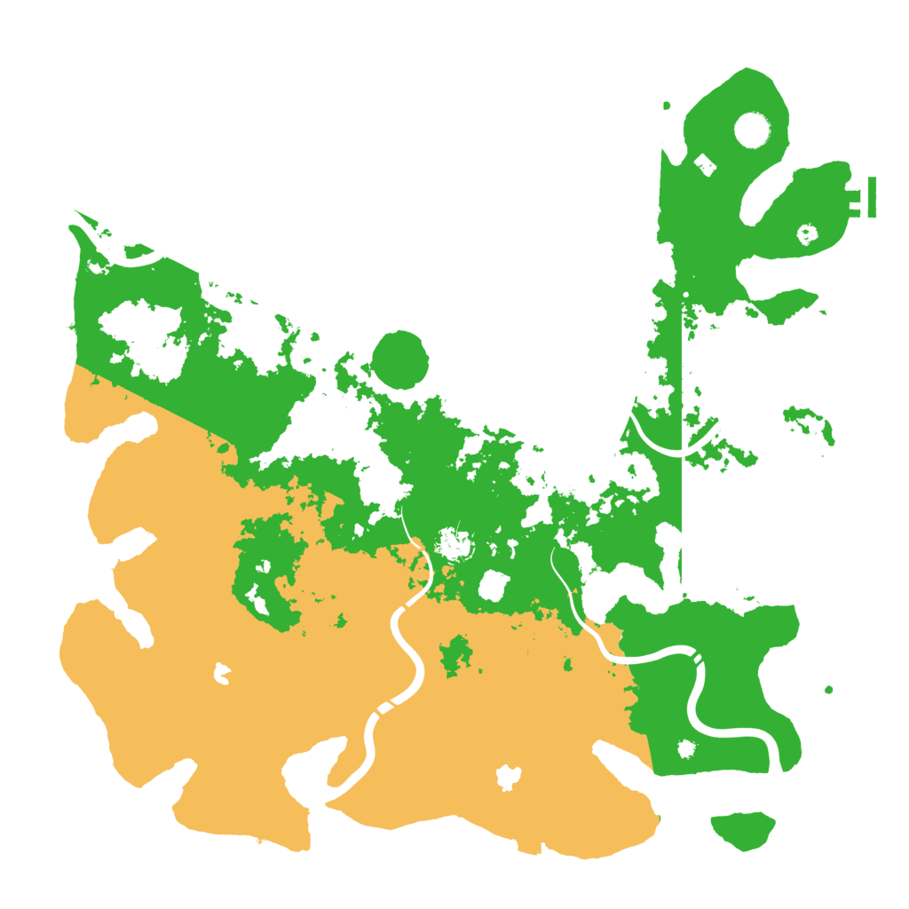 Biome Rust Map: Procedural Map, Size: 4500, Seed: 460479323