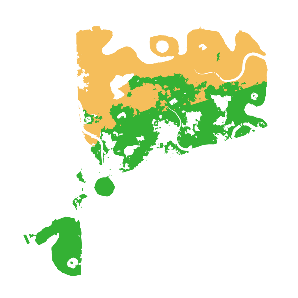 Biome Rust Map: Procedural Map, Size: 4250, Seed: 158968118
