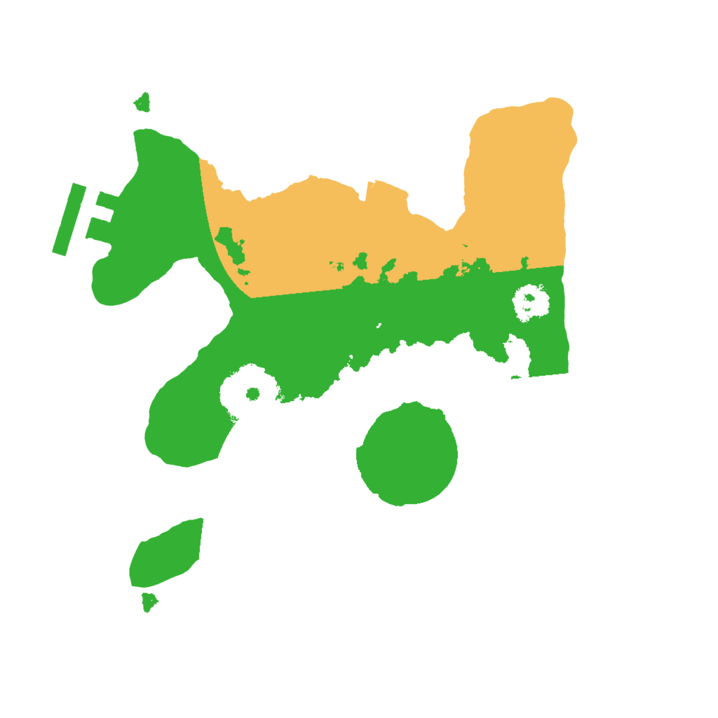 Biome Rust Map: Procedural Map, Size: 2000, Seed: 720001318