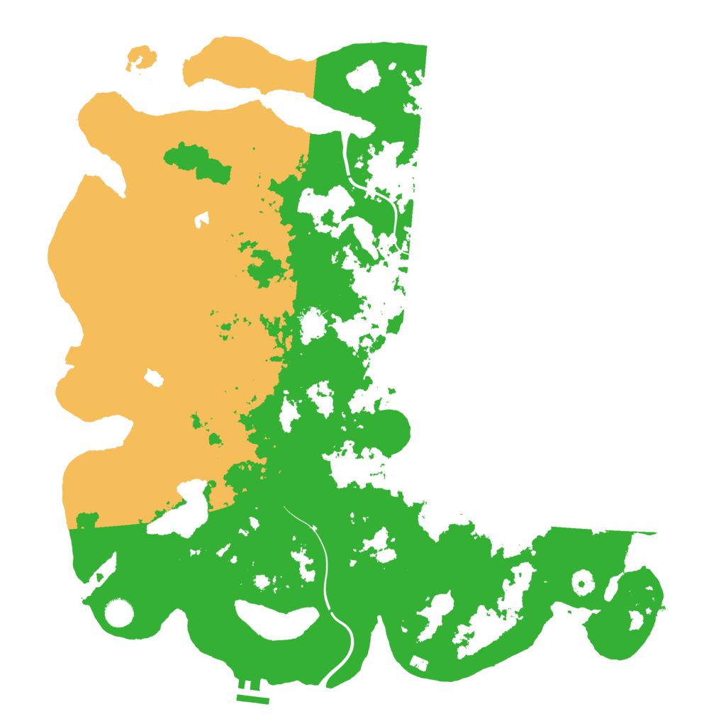 Biome Rust Map: Procedural Map, Size: 4500, Seed: 1369334904