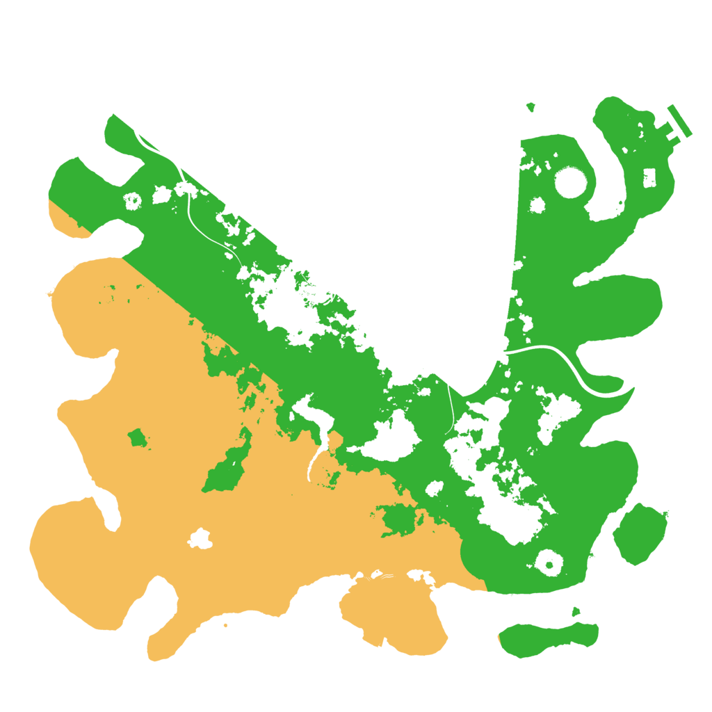 Biome Rust Map: Procedural Map, Size: 4000, Seed: 1234123123