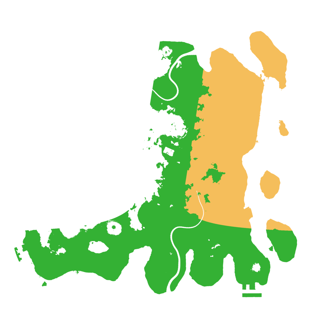 Biome Rust Map: Procedural Map, Size: 3300, Seed: 1908579864
