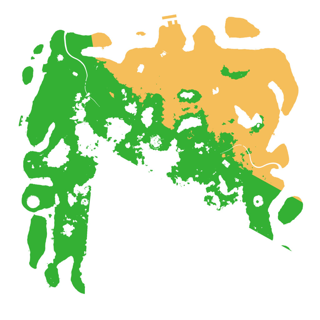 Biome Rust Map: Procedural Map, Size: 4501, Seed: 56792183