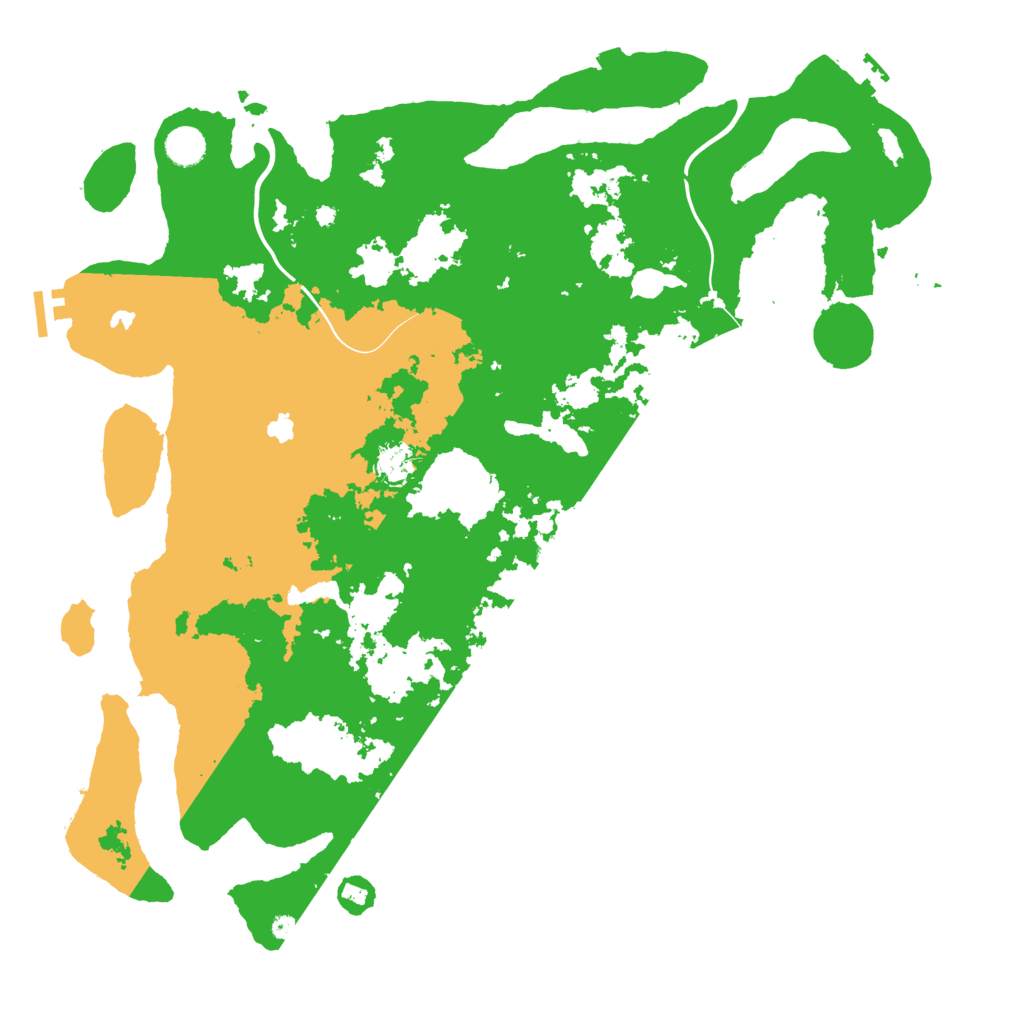 Biome Rust Map: Procedural Map, Size: 4500, Seed: 602210555