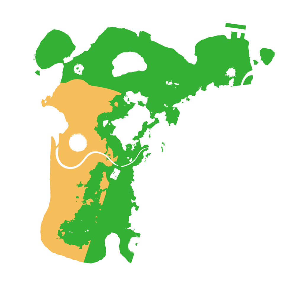 Biome Rust Map: Procedural Map, Size: 3000, Seed: 83424
