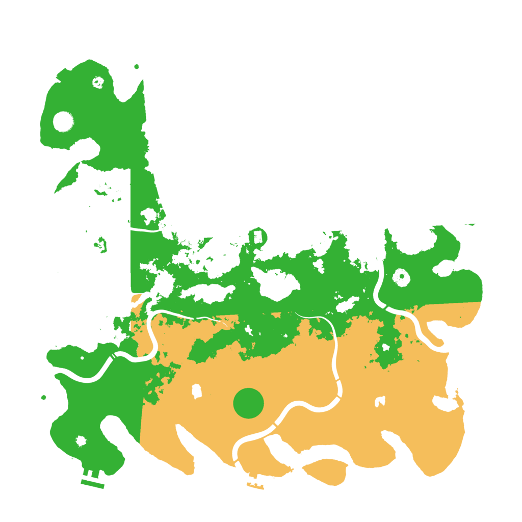 Biome Rust Map: Procedural Map, Size: 4500, Seed: 955813377