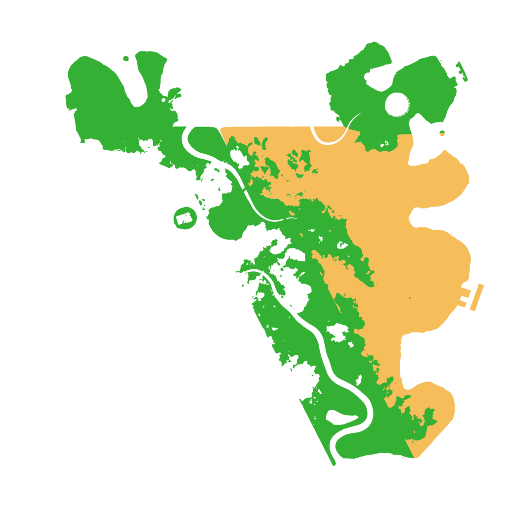 Biome Rust Map: Procedural Map, Size: 3700, Seed: 1155362862