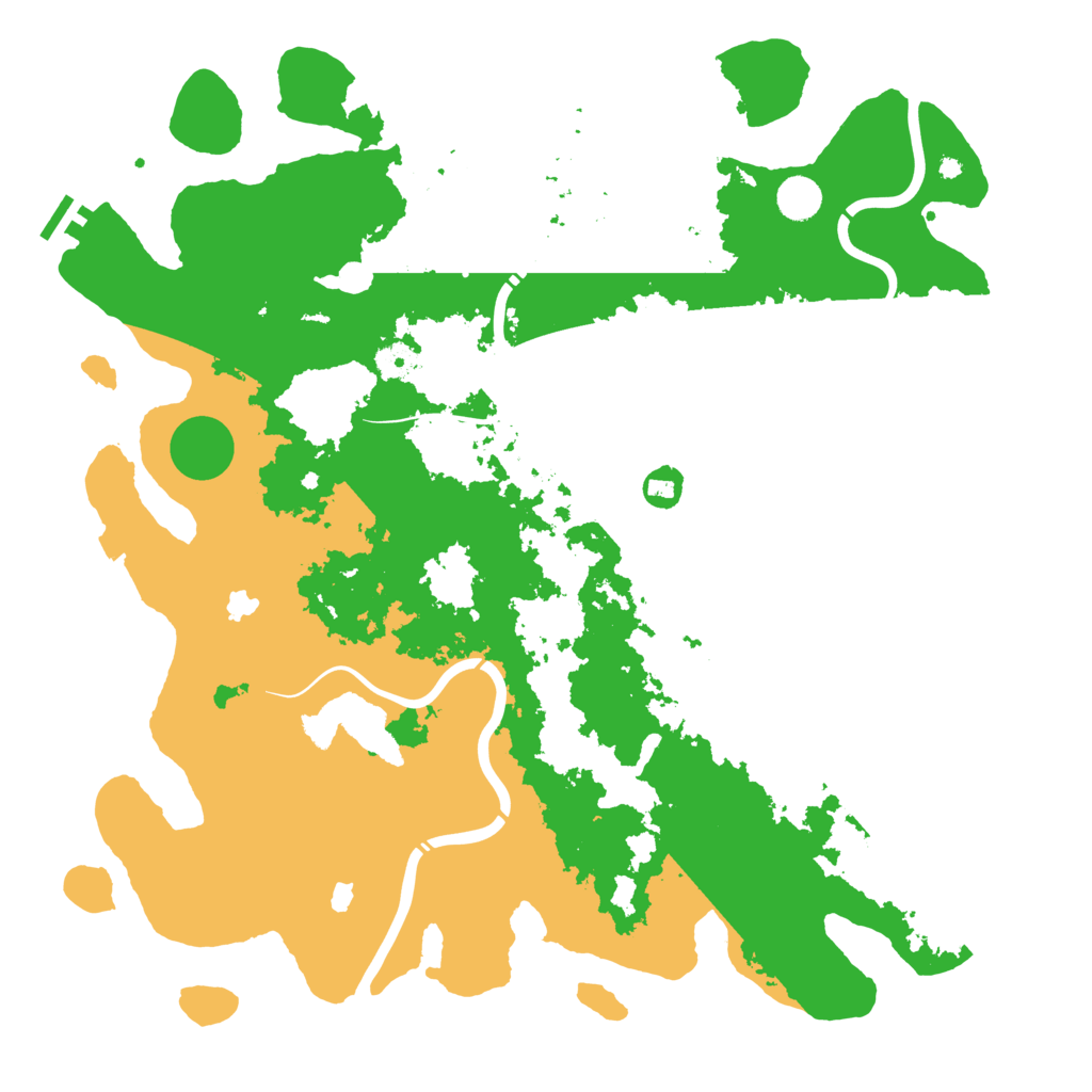 Biome Rust Map: Procedural Map, Size: 4500, Seed: 1372457752