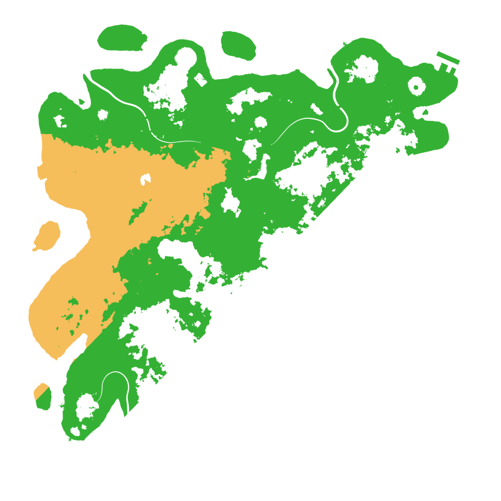 Biome Rust Map: Procedural Map, Size: 4250, Seed: 974180025