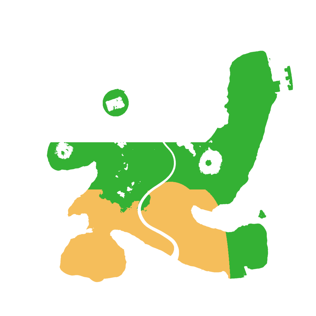 Biome Rust Map: Procedural Map, Size: 2000, Seed: 498793708