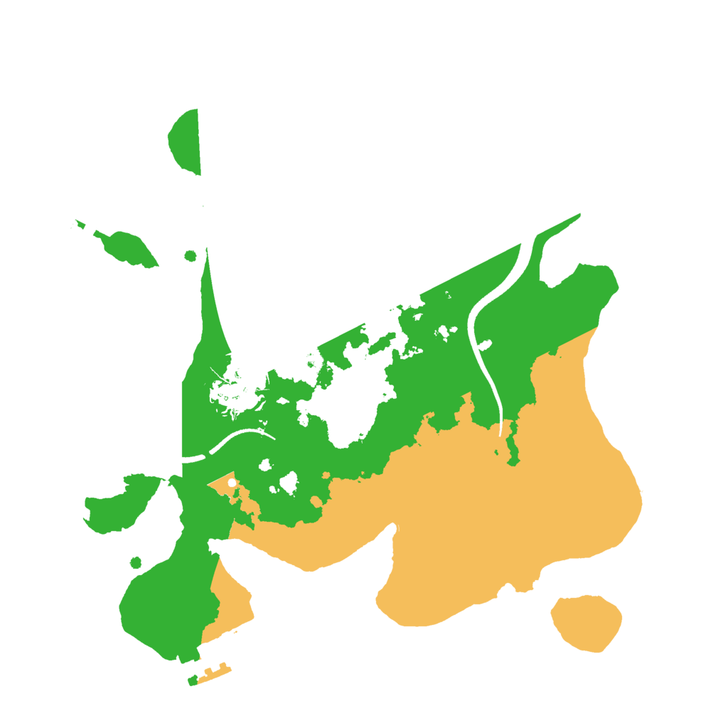 Biome Rust Map: Procedural Map, Size: 2500, Seed: 12538
