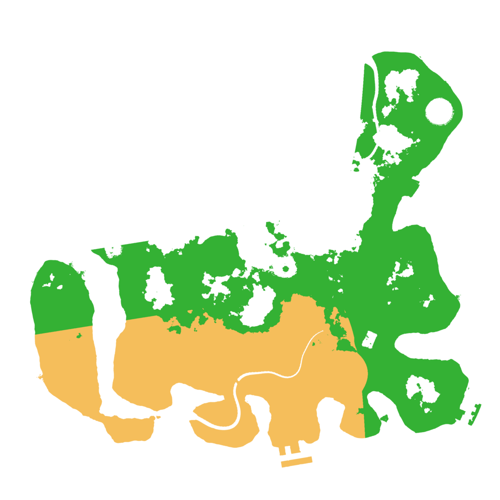 Biome Rust Map: Procedural Map, Size: 3250, Seed: 1289062804