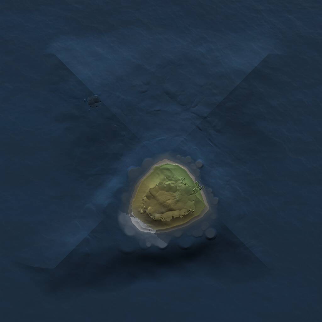 Rust Map: Procedural Map, Size: 1000, Seed: 344079880, 1 Monuments