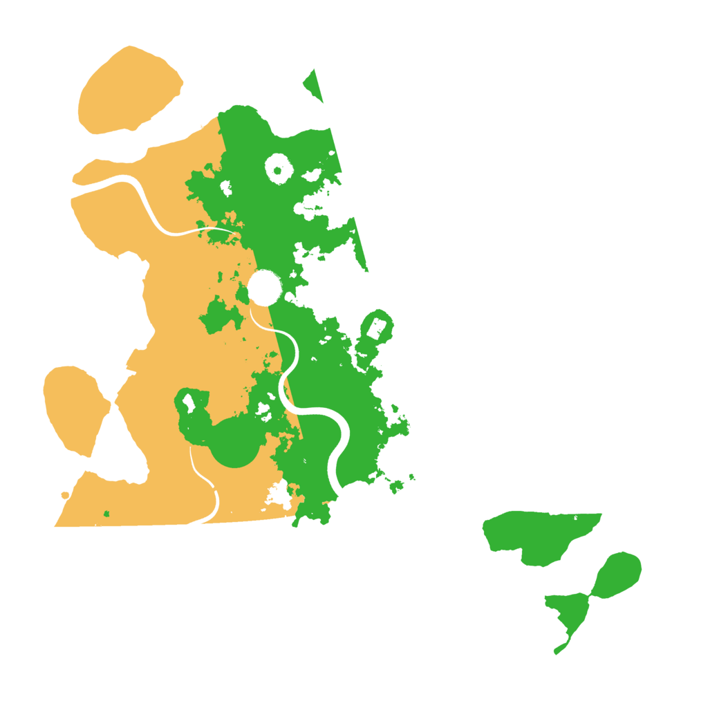 Biome Rust Map: Procedural Map, Size: 3700, Seed: 546