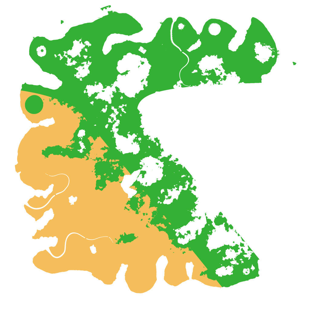 Biome Rust Map: Procedural Map, Size: 4500, Seed: 98534341