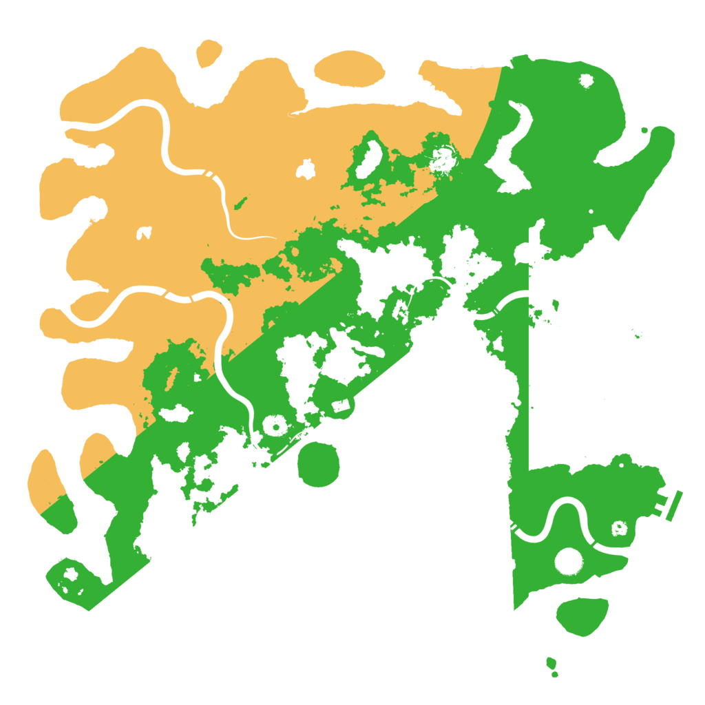 Biome Rust Map: Procedural Map, Size: 4500, Seed: 1061086912