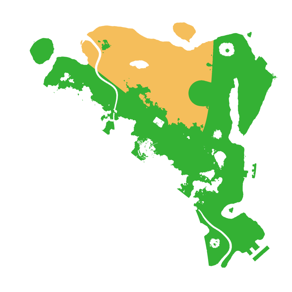 Biome Rust Map: Procedural Map, Size: 3000, Seed: 929292