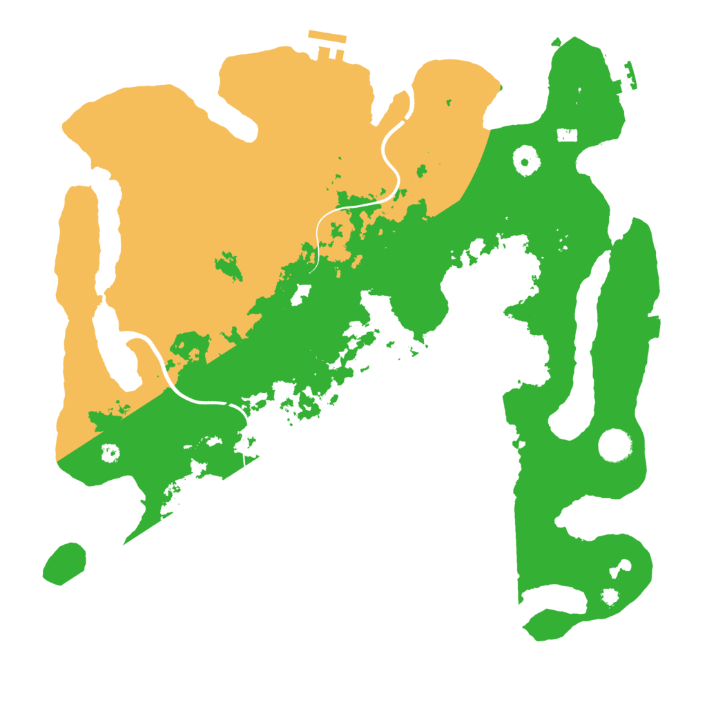 Biome Rust Map: Procedural Map, Size: 3750, Seed: 1881832701