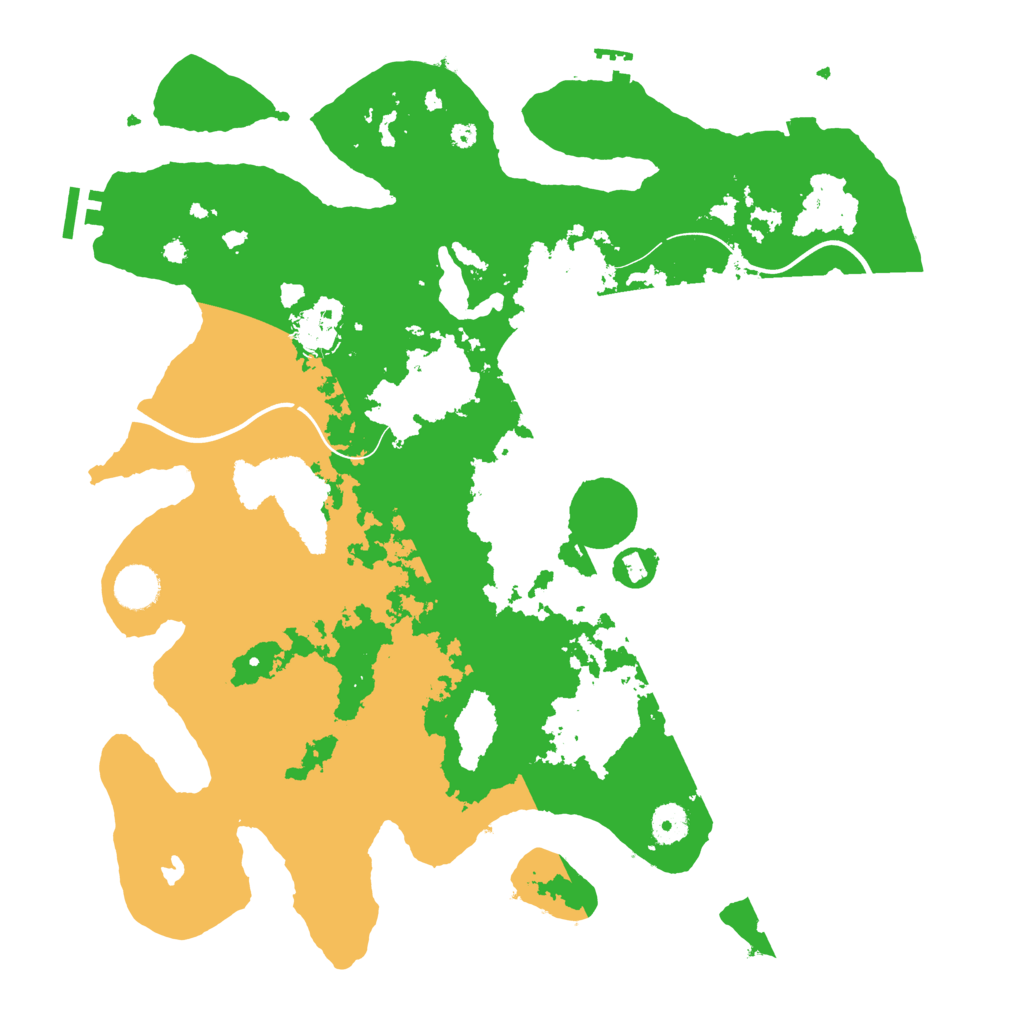 Biome Rust Map: Procedural Map, Size: 4000, Seed: 50852