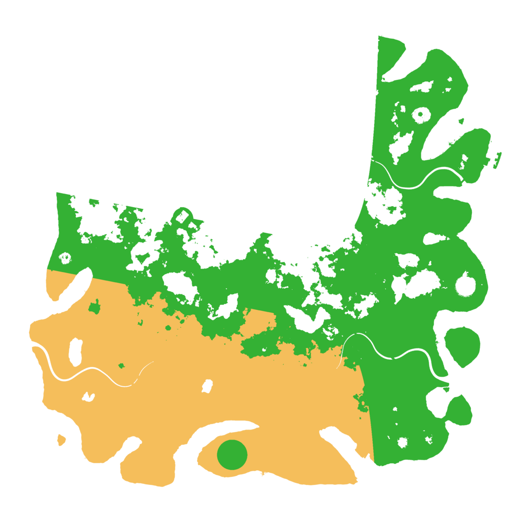 Biome Rust Map: Procedural Map, Size: 4500, Seed: 1315943321