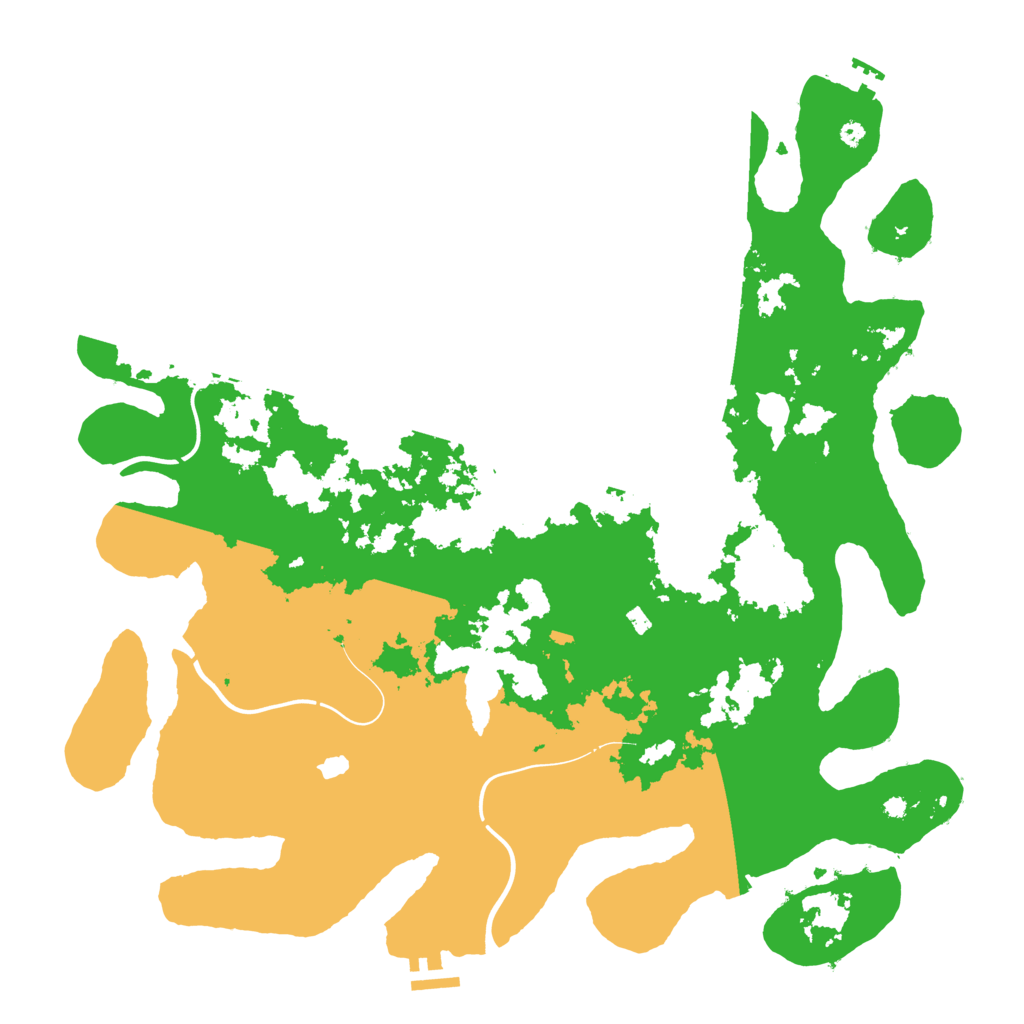 Biome Rust Map: Procedural Map, Size: 4250, Seed: 751513887