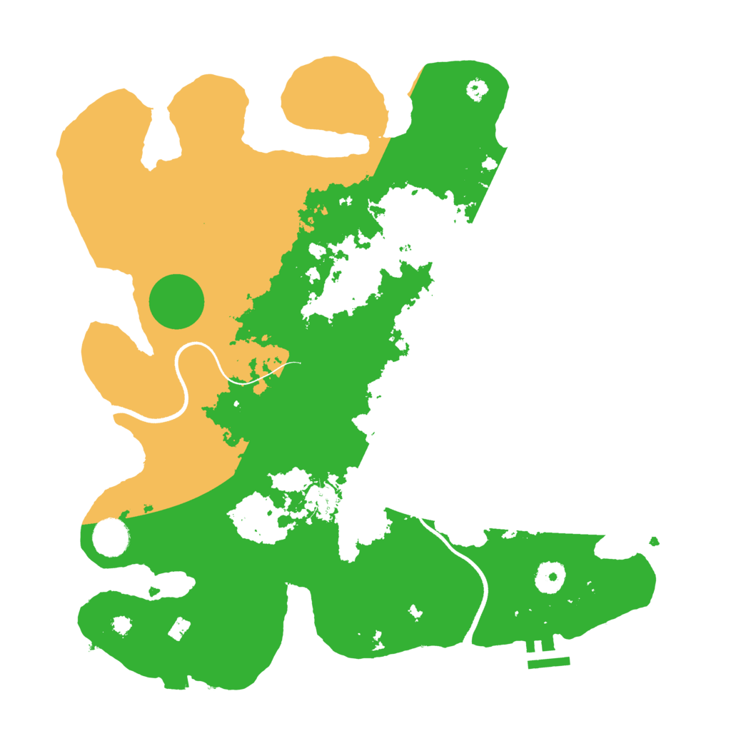 Biome Rust Map: Procedural Map, Size: 3500, Seed: 1270962372