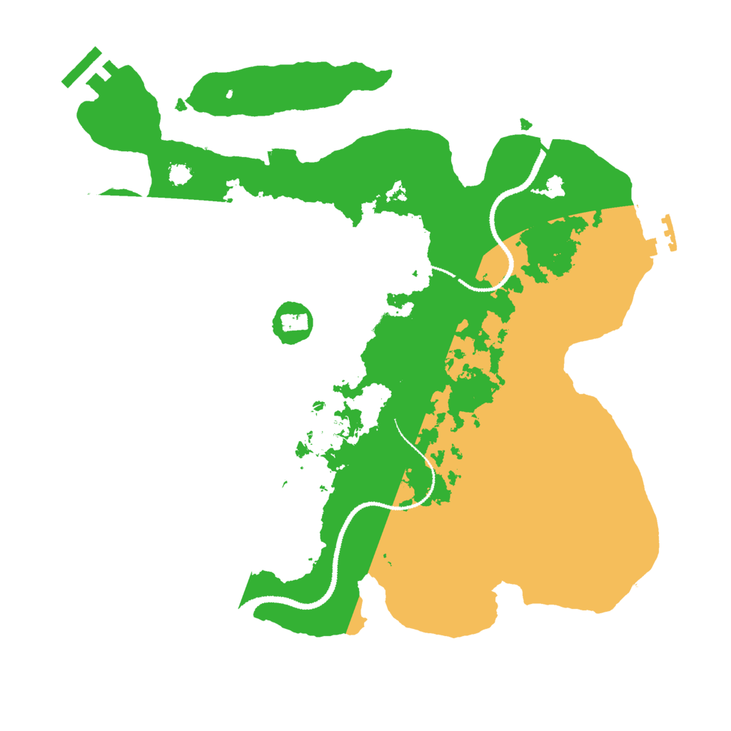 Biome Rust Map: Procedural Map, Size: 3000, Seed: 834756123