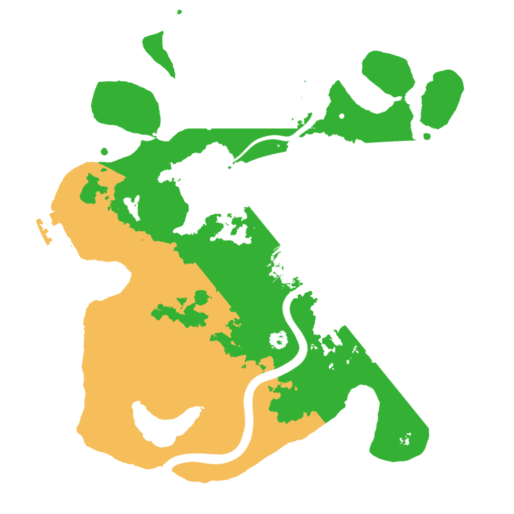 Biome Rust Map: Procedural Map, Size: 2850, Seed: 361486151