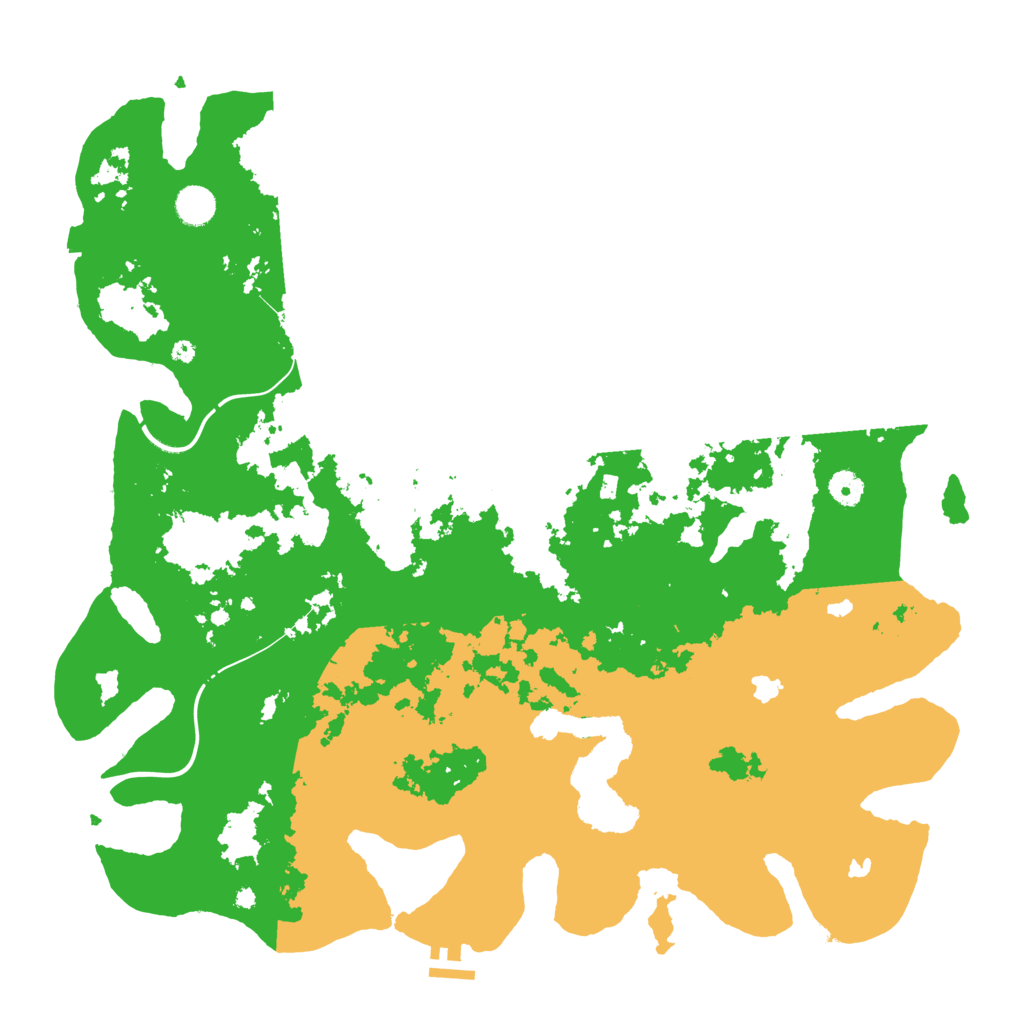 Biome Rust Map: Procedural Map, Size: 4500, Seed: 182031979