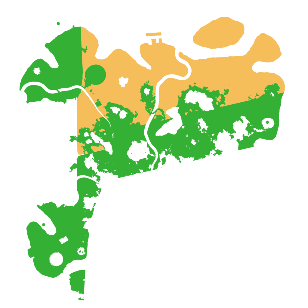 Biome Rust Map: Procedural Map, Size: 4000, Seed: 1617499555