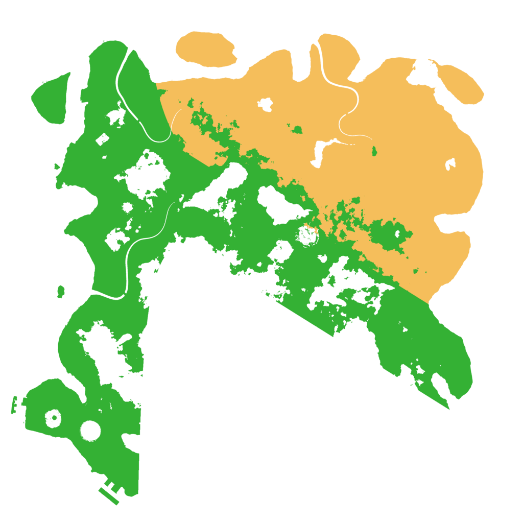 Biome Rust Map: Procedural Map, Size: 4500, Seed: 1237903120