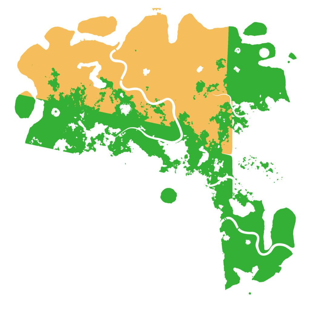 Biome Rust Map: Procedural Map, Size: 5500, Seed: 46583236