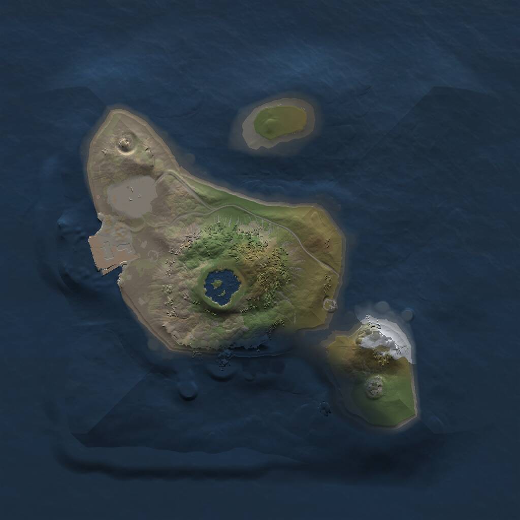 Rust Map: Procedural Map, Size: 1500, Seed: 780830857, 1 Monuments