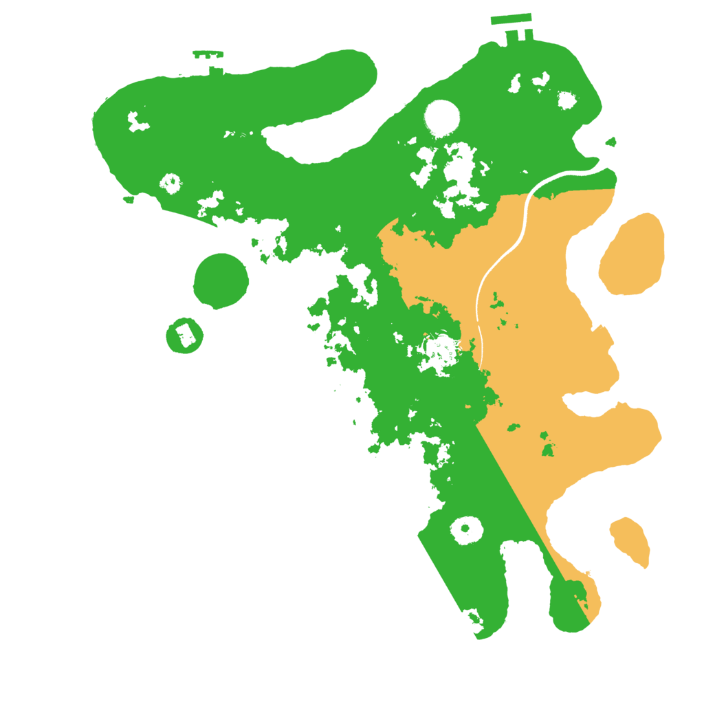 Biome Rust Map: Procedural Map, Size: 3500, Seed: 903846