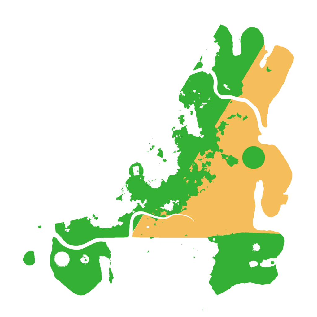 Biome Rust Map: Procedural Map, Size: 3700, Seed: 764261706