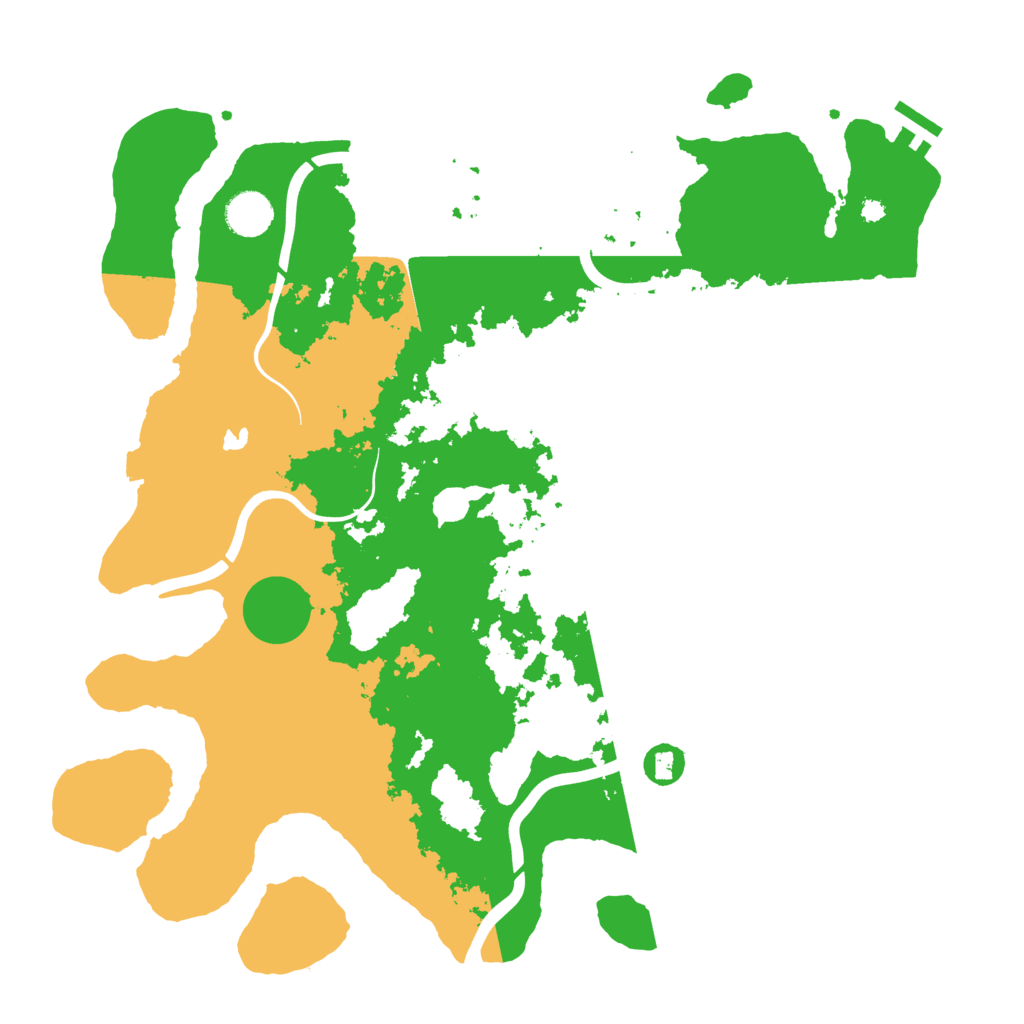 Biome Rust Map: Procedural Map, Size: 4000, Seed: 241825
