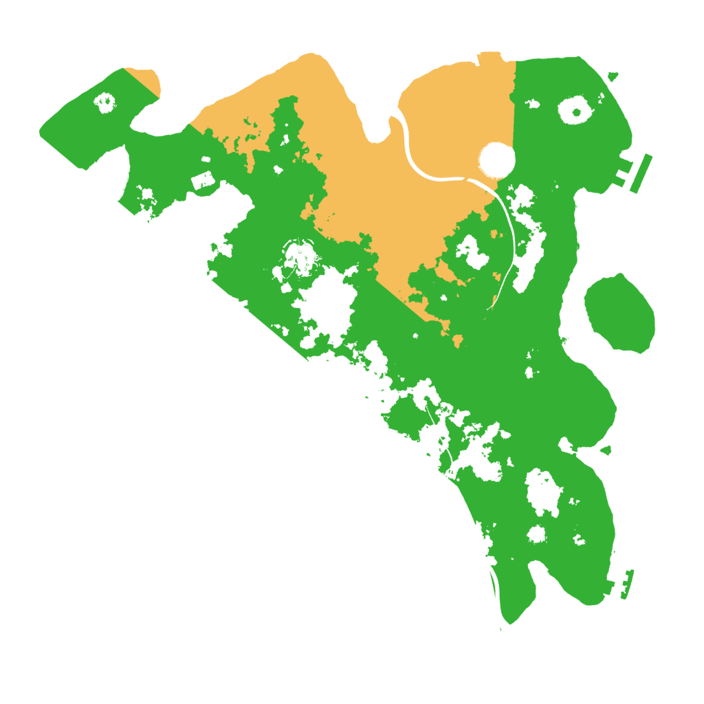 Biome Rust Map: Procedural Map, Size: 3500, Seed: 1028832616