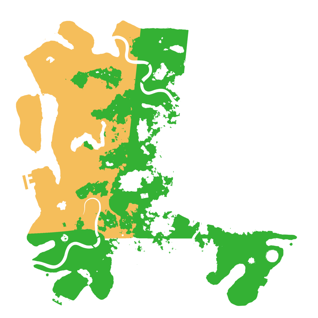 Biome Rust Map: Procedural Map, Size: 4500, Seed: 1437357198