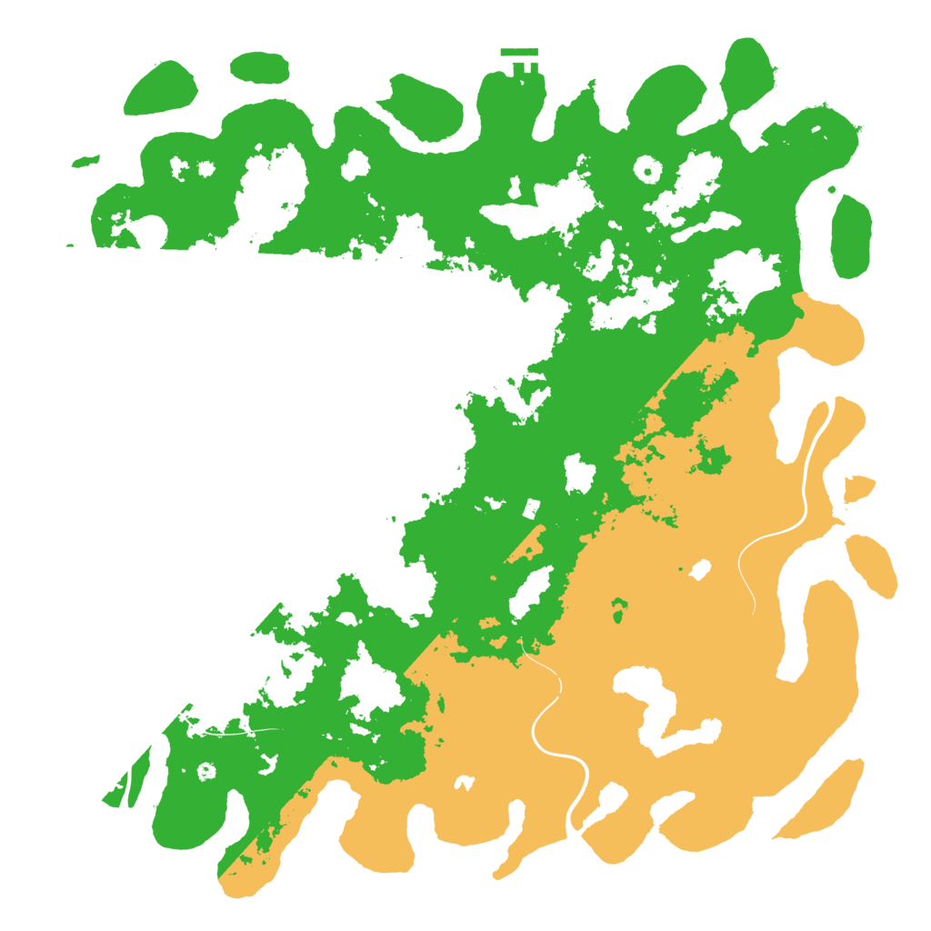 Biome Rust Map: Procedural Map, Size: 5000, Seed: 5152