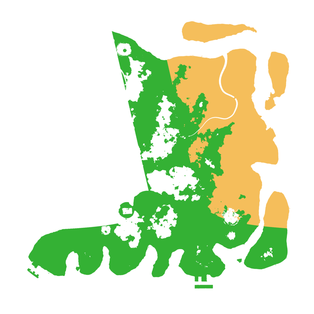 Biome Rust Map: Procedural Map, Size: 3500, Seed: 1523138939