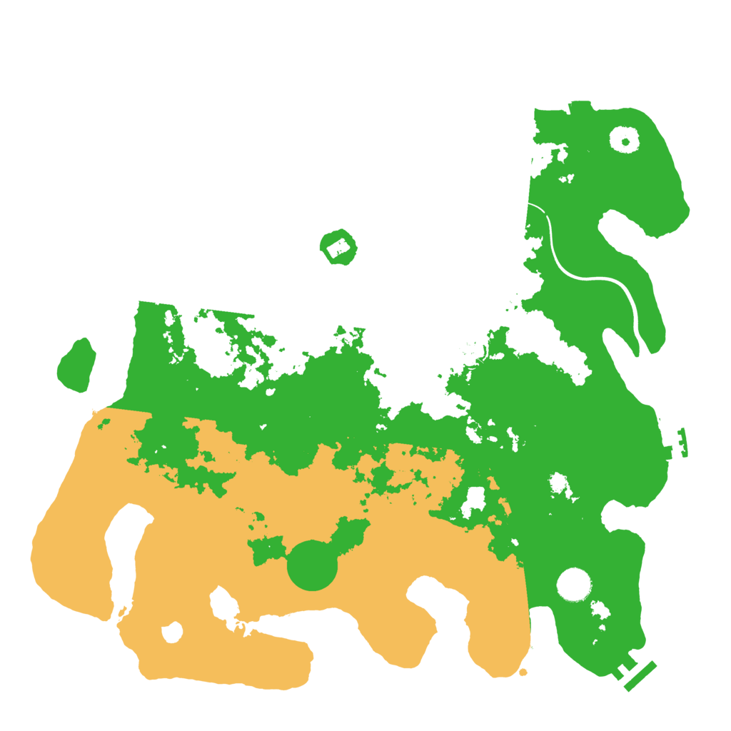 Biome Rust Map: Procedural Map, Size: 3800, Seed: 2123939727