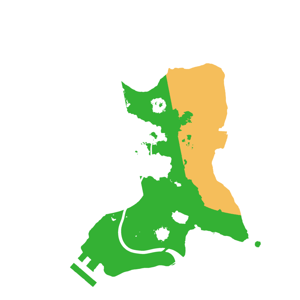 Biome Rust Map: Procedural Map, Size: 2000, Seed: 1317666632