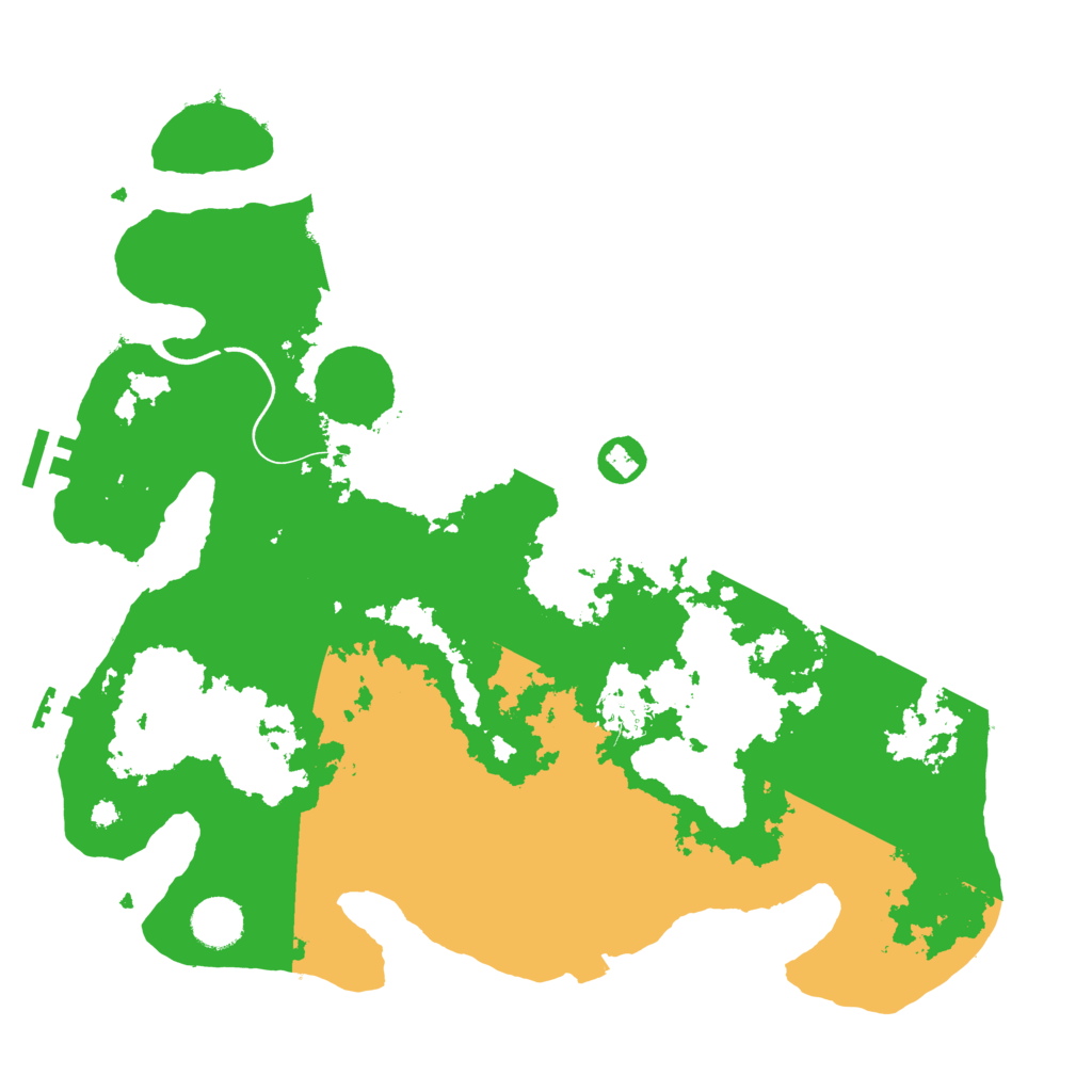 Biome Rust Map: Procedural Map, Size: 3750, Seed: 1579070560