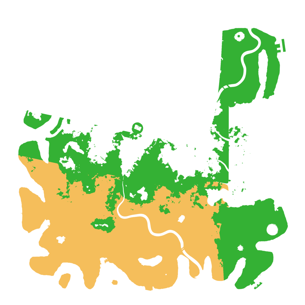 Biome Rust Map: Procedural Map, Size: 4800, Seed: 740586031