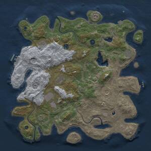 Thumbnail Rust Map: Procedural Map, Size: 4250, Seed: 1943185641, 14 Monuments