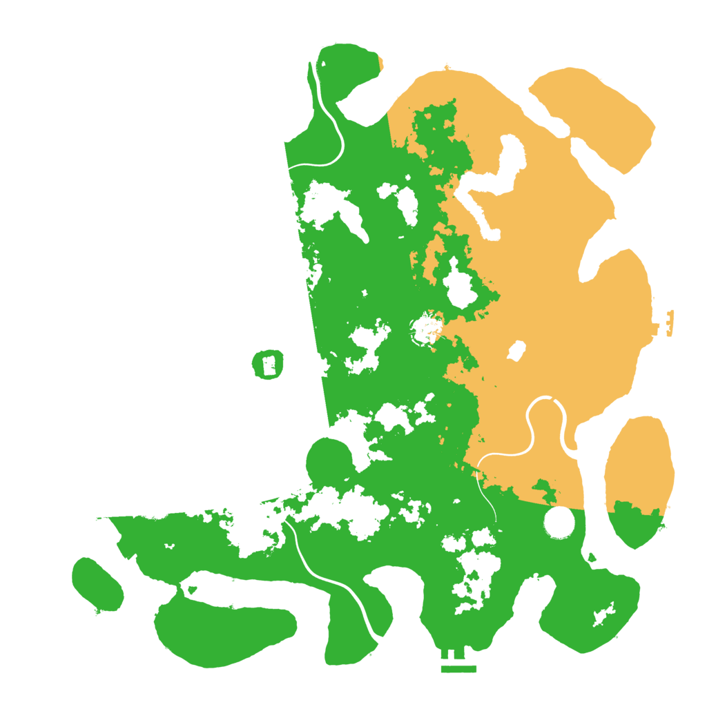 Biome Rust Map: Procedural Map, Size: 4050, Seed: 1504938704