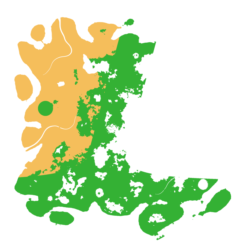 Biome Rust Map: Procedural Map, Size: 4300, Seed: 7547
