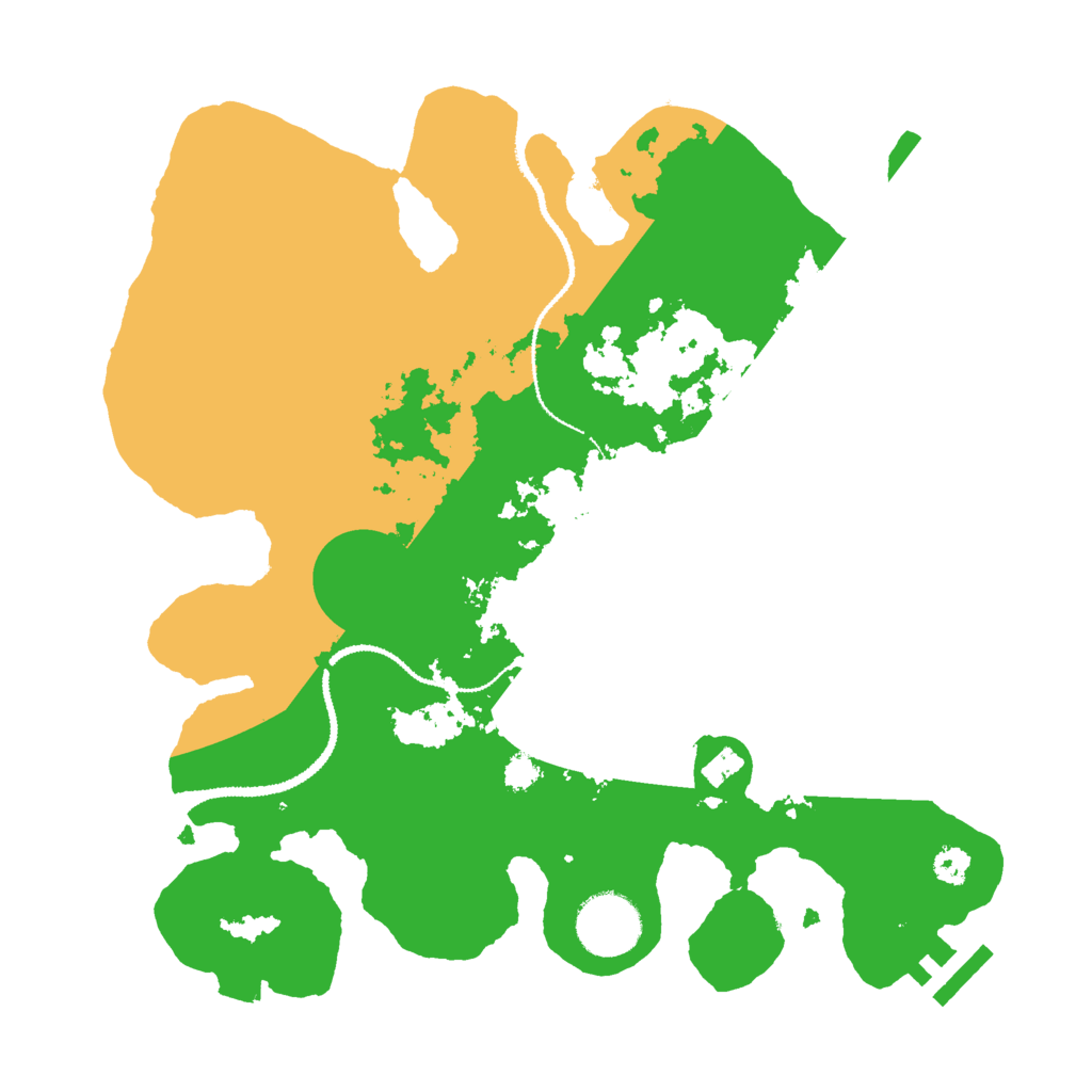Biome Rust Map: Procedural Map, Size: 3000, Seed: 495818272